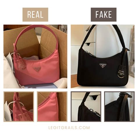 fake prada re edition|real Prada bag.